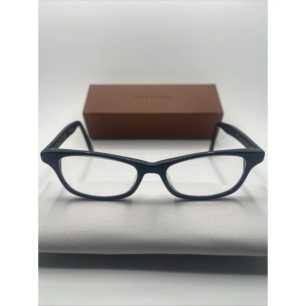 Vint & York Glasses Frame Spiffy C.VYBLK 51-17-140 Designed In NYC w/case